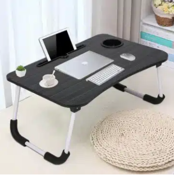 Laptop Table Modern Computer Desk Folding Multi-Purpose Laptop Table| Study Table| Bed Table| Writing Desk