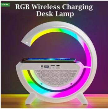 RGB lamp | speaker lamp wireless charging desk lamp